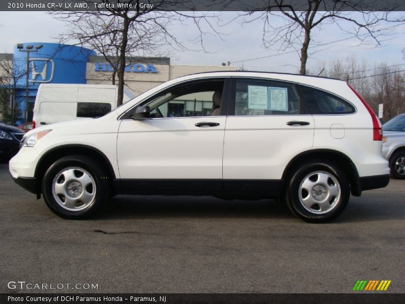 Taffeta White / Gray 2010 Honda CR-V LX AWD