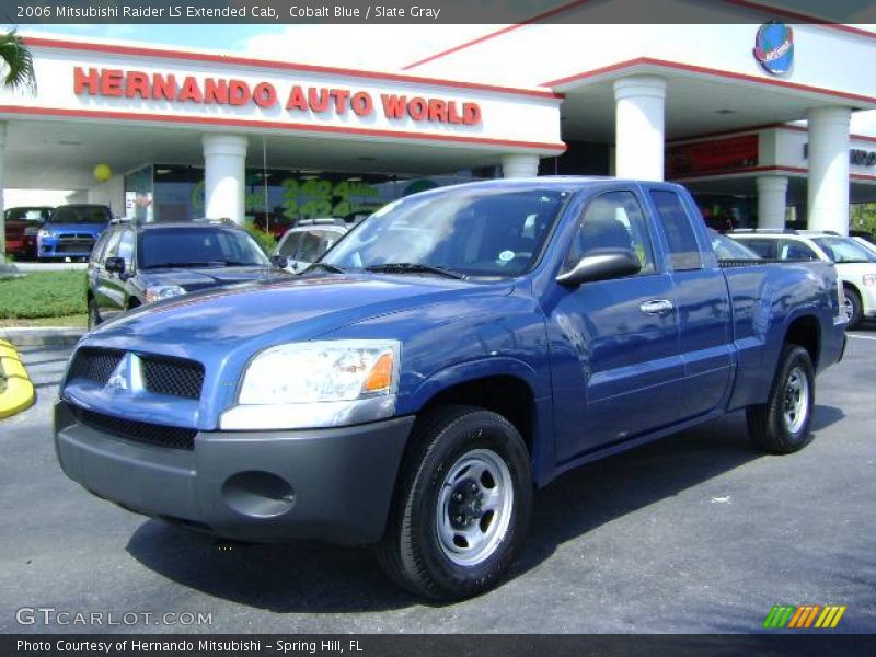 Cobalt Blue / Slate Gray 2006 Mitsubishi Raider LS Extended Cab