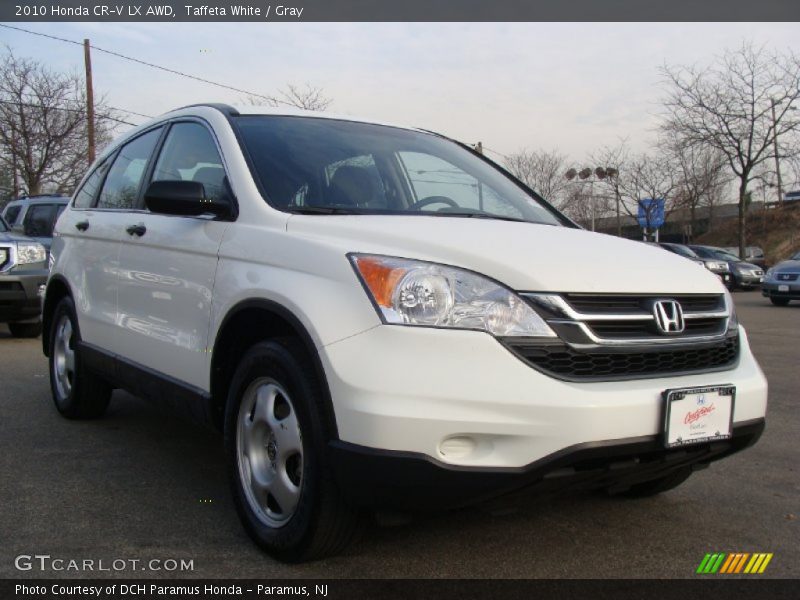 Taffeta White / Gray 2010 Honda CR-V LX AWD