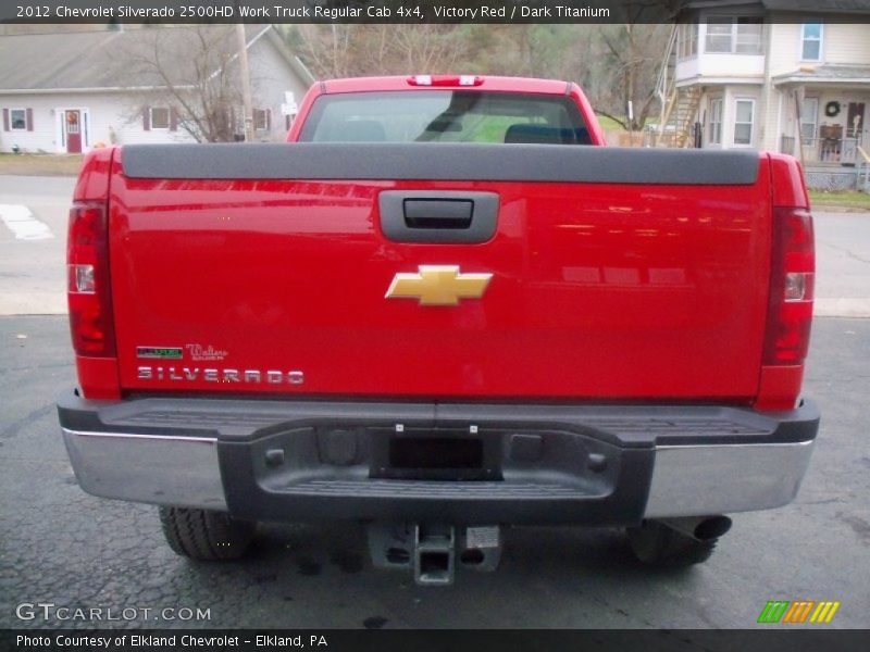 Victory Red / Dark Titanium 2012 Chevrolet Silverado 2500HD Work Truck Regular Cab 4x4