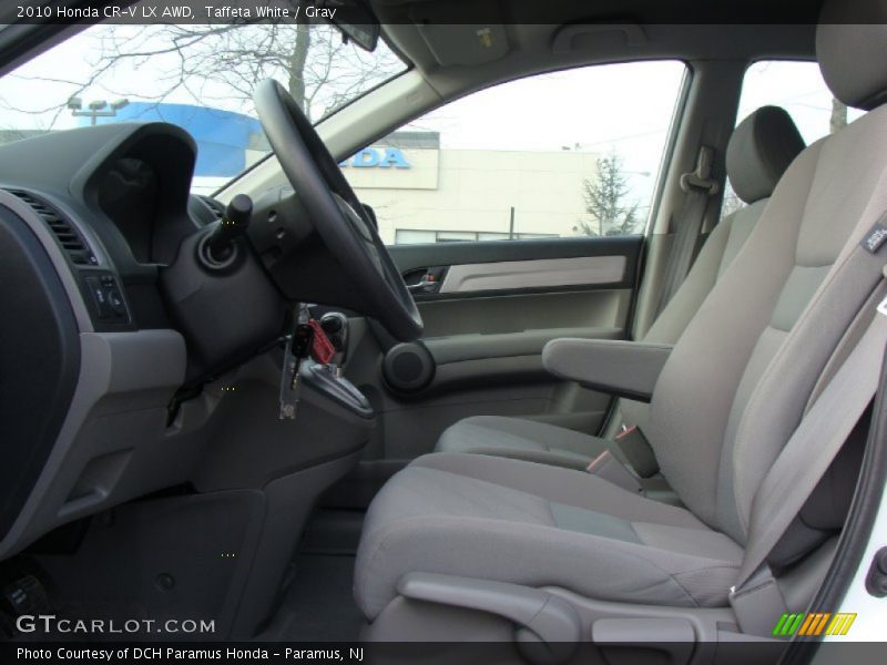 Taffeta White / Gray 2010 Honda CR-V LX AWD