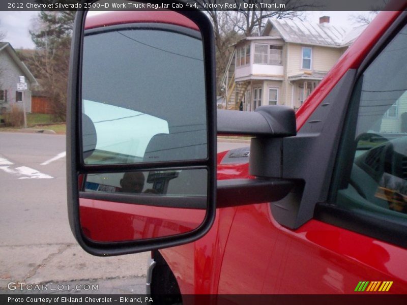 Victory Red / Dark Titanium 2012 Chevrolet Silverado 2500HD Work Truck Regular Cab 4x4