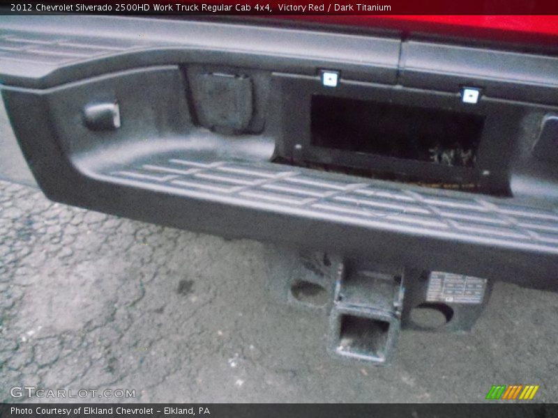 Victory Red / Dark Titanium 2012 Chevrolet Silverado 2500HD Work Truck Regular Cab 4x4