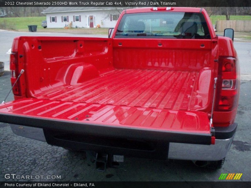 Victory Red / Dark Titanium 2012 Chevrolet Silverado 2500HD Work Truck Regular Cab 4x4