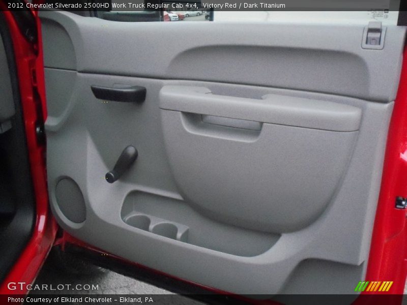 Victory Red / Dark Titanium 2012 Chevrolet Silverado 2500HD Work Truck Regular Cab 4x4