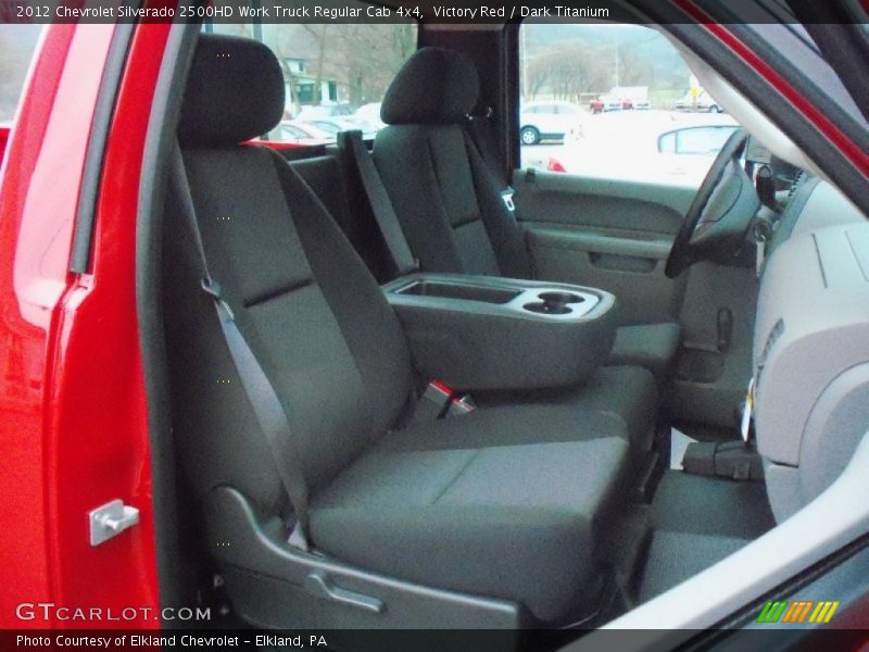 Victory Red / Dark Titanium 2012 Chevrolet Silverado 2500HD Work Truck Regular Cab 4x4