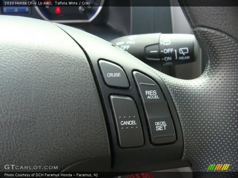 Taffeta White / Gray 2010 Honda CR-V LX AWD