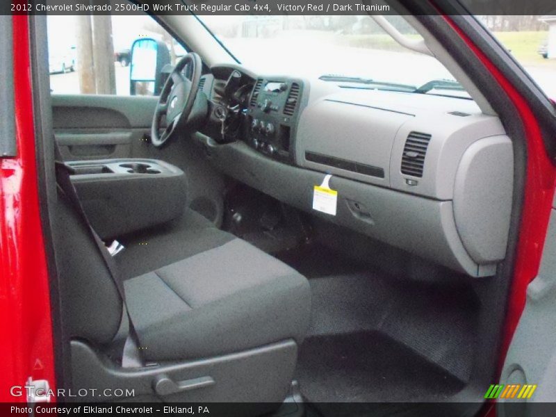 Victory Red / Dark Titanium 2012 Chevrolet Silverado 2500HD Work Truck Regular Cab 4x4