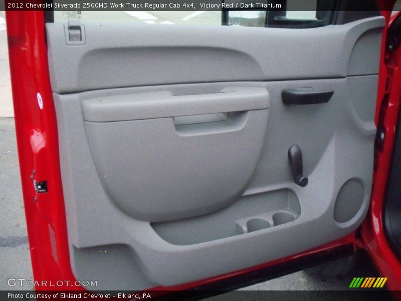 Victory Red / Dark Titanium 2012 Chevrolet Silverado 2500HD Work Truck Regular Cab 4x4