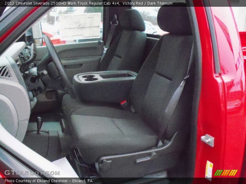 Victory Red / Dark Titanium 2012 Chevrolet Silverado 2500HD Work Truck Regular Cab 4x4