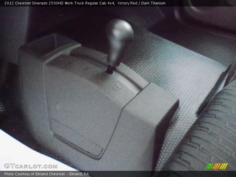 Victory Red / Dark Titanium 2012 Chevrolet Silverado 2500HD Work Truck Regular Cab 4x4