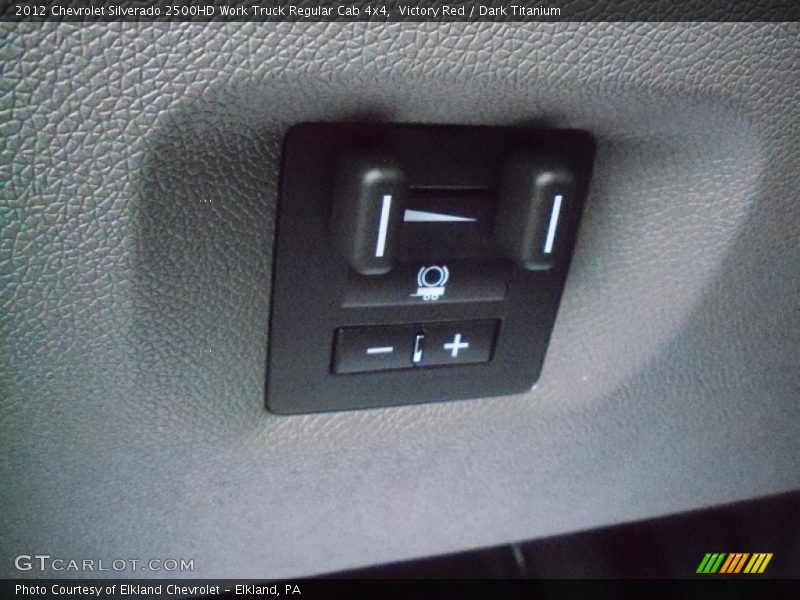 Victory Red / Dark Titanium 2012 Chevrolet Silverado 2500HD Work Truck Regular Cab 4x4