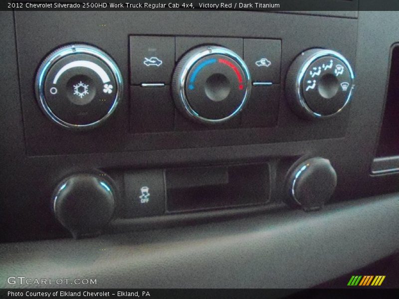 Controls of 2012 Silverado 2500HD Work Truck Regular Cab 4x4