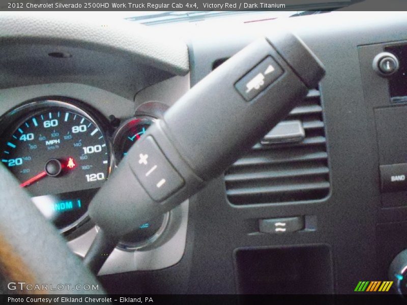 Victory Red / Dark Titanium 2012 Chevrolet Silverado 2500HD Work Truck Regular Cab 4x4