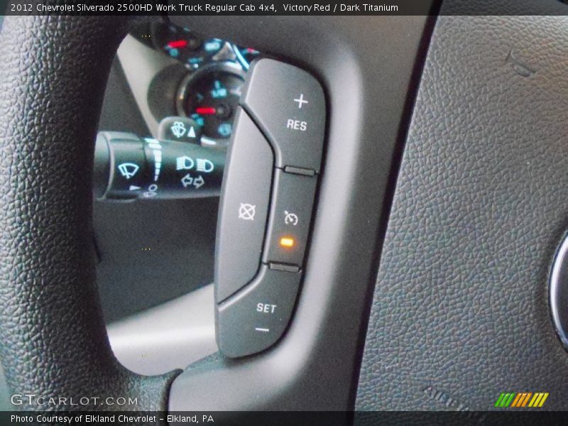 Victory Red / Dark Titanium 2012 Chevrolet Silverado 2500HD Work Truck Regular Cab 4x4