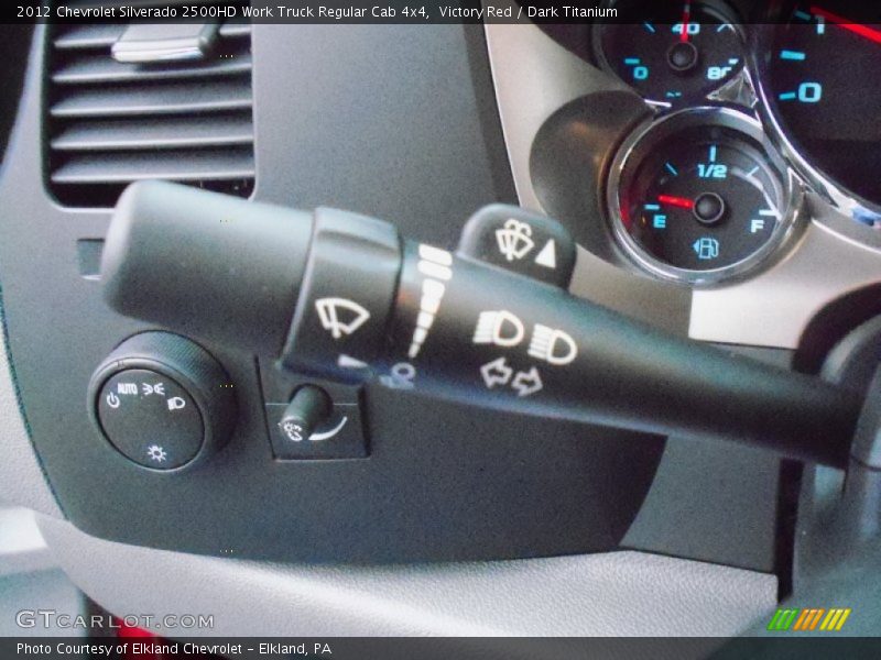 Victory Red / Dark Titanium 2012 Chevrolet Silverado 2500HD Work Truck Regular Cab 4x4