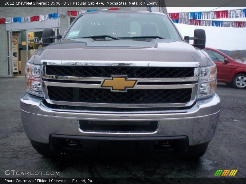 Mocha Steel Metallic / Ebony 2012 Chevrolet Silverado 3500HD LT Regular Cab 4x4