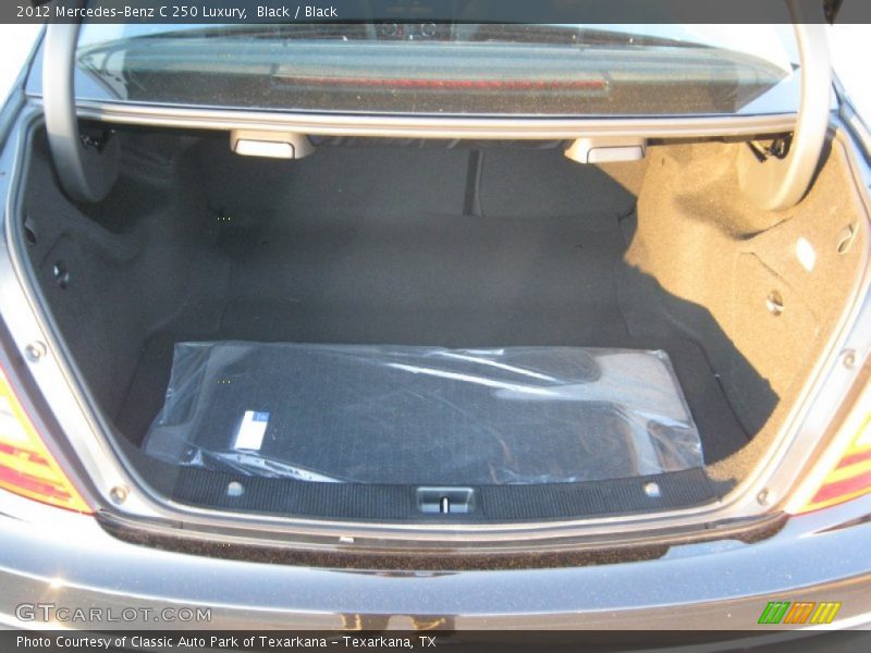 Black / Black 2012 Mercedes-Benz C 250 Luxury