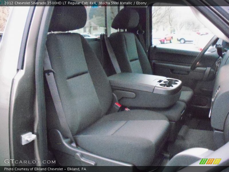 Mocha Steel Metallic / Ebony 2012 Chevrolet Silverado 3500HD LT Regular Cab 4x4