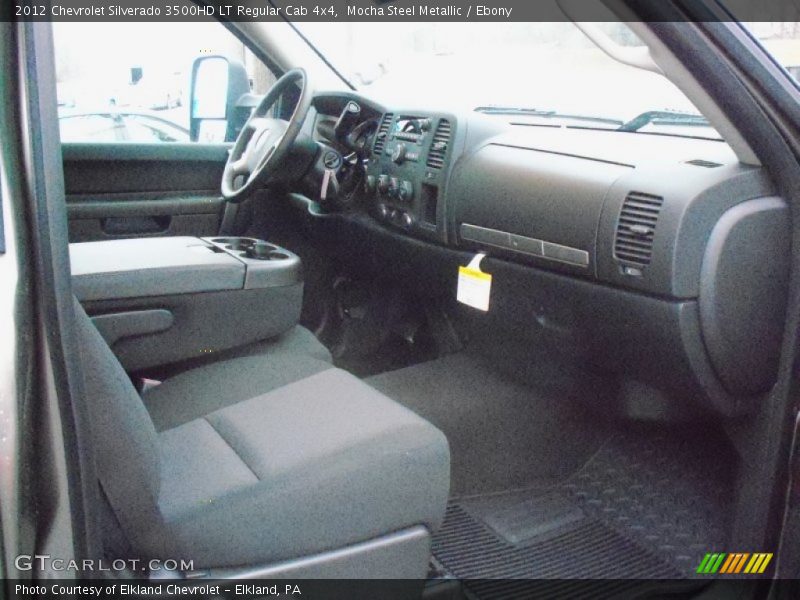 Mocha Steel Metallic / Ebony 2012 Chevrolet Silverado 3500HD LT Regular Cab 4x4
