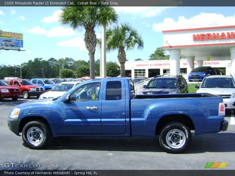 Cobalt Blue / Slate Gray 2006 Mitsubishi Raider LS Extended Cab