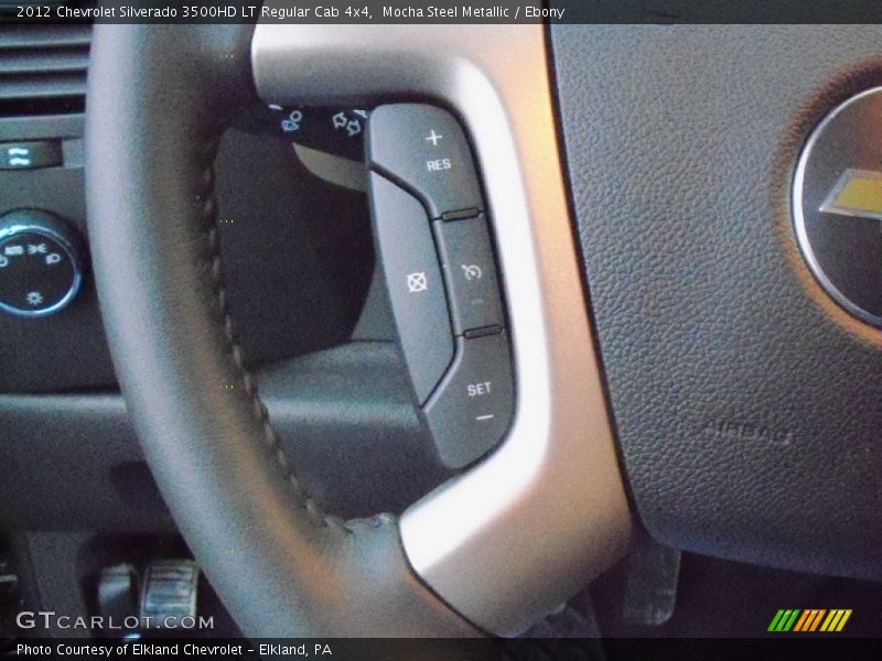 Mocha Steel Metallic / Ebony 2012 Chevrolet Silverado 3500HD LT Regular Cab 4x4