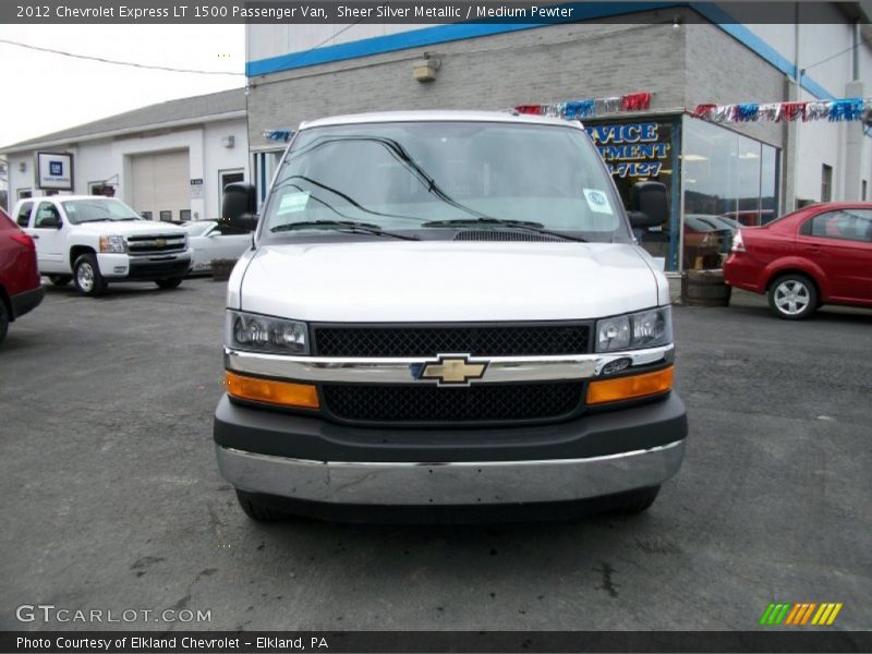 Sheer Silver Metallic / Medium Pewter 2012 Chevrolet Express LT 1500 Passenger Van