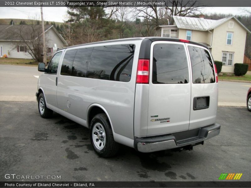 Sheer Silver Metallic / Medium Pewter 2012 Chevrolet Express LT 1500 Passenger Van