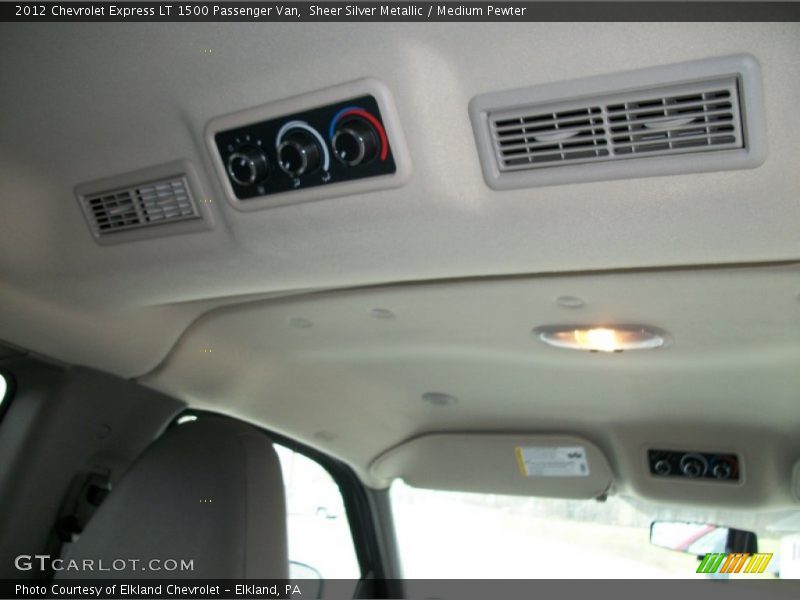 Sheer Silver Metallic / Medium Pewter 2012 Chevrolet Express LT 1500 Passenger Van