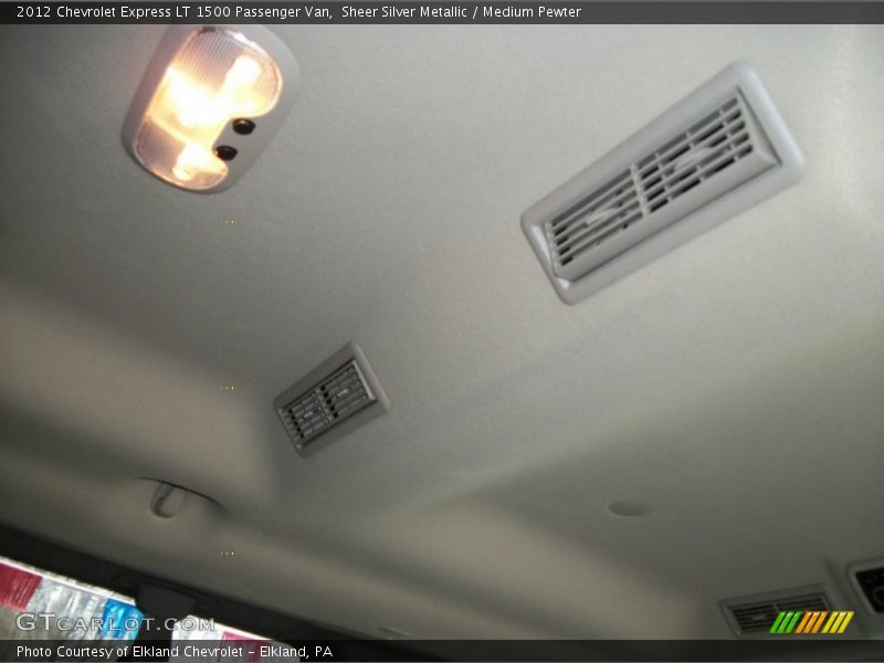 Sheer Silver Metallic / Medium Pewter 2012 Chevrolet Express LT 1500 Passenger Van