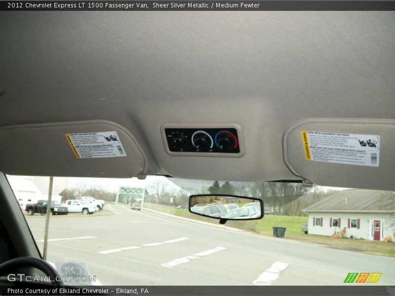 Sheer Silver Metallic / Medium Pewter 2012 Chevrolet Express LT 1500 Passenger Van