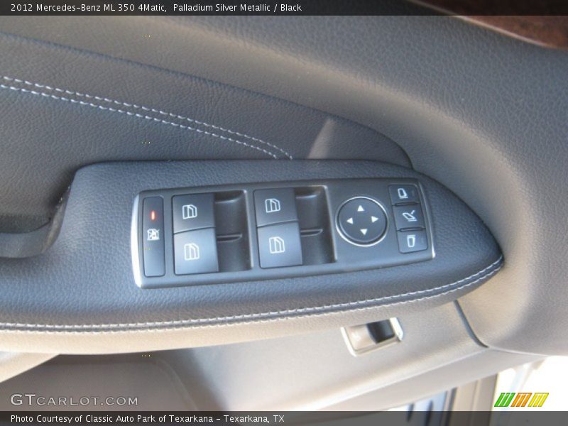 Palladium Silver Metallic / Black 2012 Mercedes-Benz ML 350 4Matic