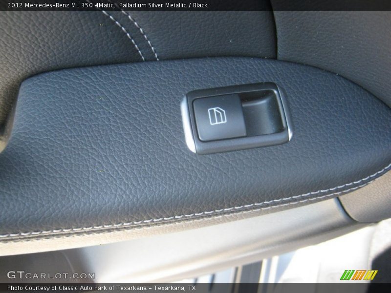 Palladium Silver Metallic / Black 2012 Mercedes-Benz ML 350 4Matic
