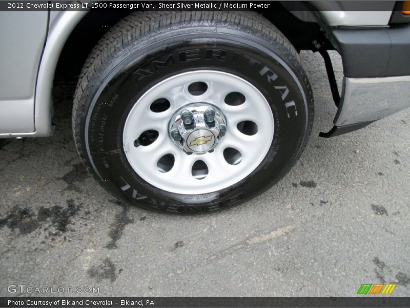 Sheer Silver Metallic / Medium Pewter 2012 Chevrolet Express LT 1500 Passenger Van