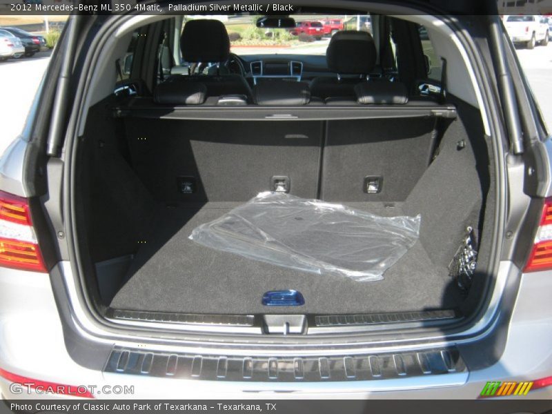 Palladium Silver Metallic / Black 2012 Mercedes-Benz ML 350 4Matic
