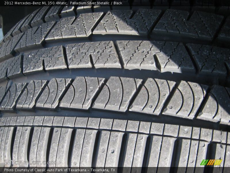 Palladium Silver Metallic / Black 2012 Mercedes-Benz ML 350 4Matic
