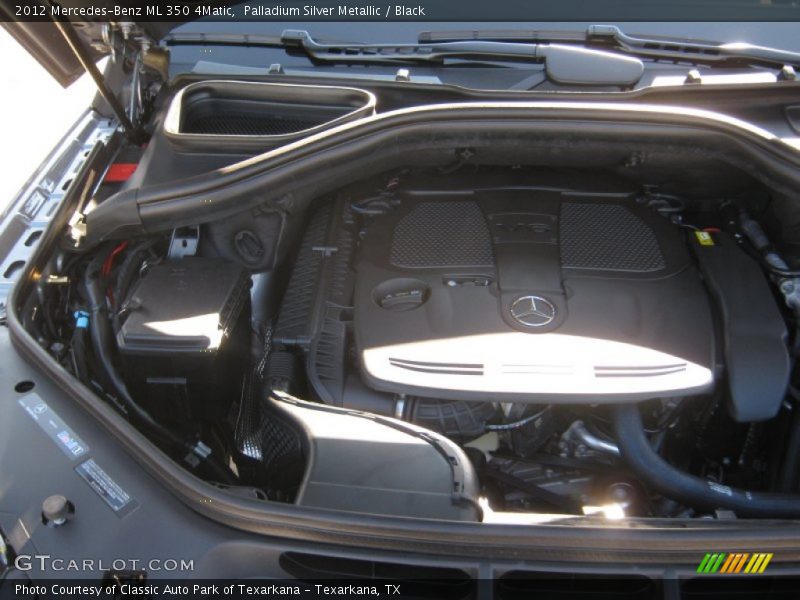 Palladium Silver Metallic / Black 2012 Mercedes-Benz ML 350 4Matic
