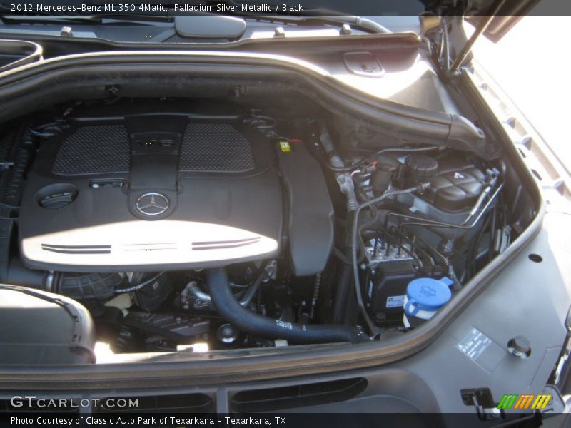 Palladium Silver Metallic / Black 2012 Mercedes-Benz ML 350 4Matic
