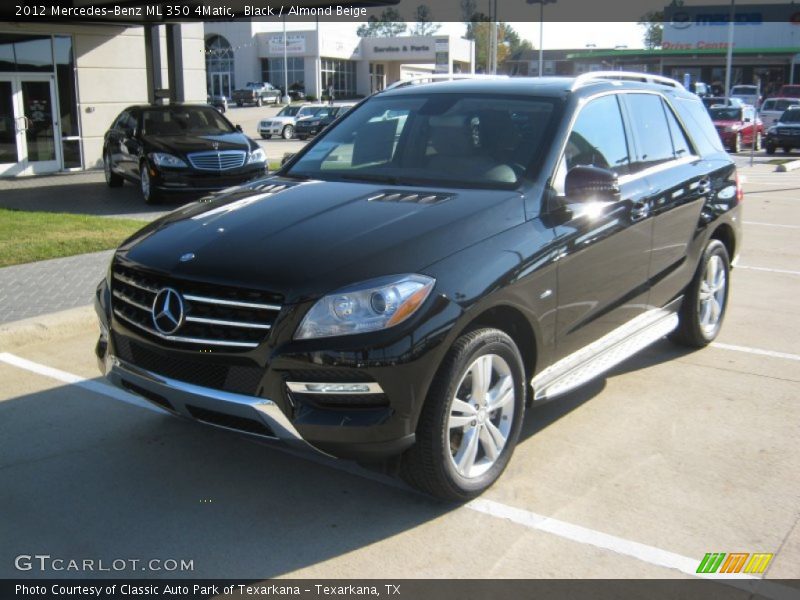 Black / Almond Beige 2012 Mercedes-Benz ML 350 4Matic