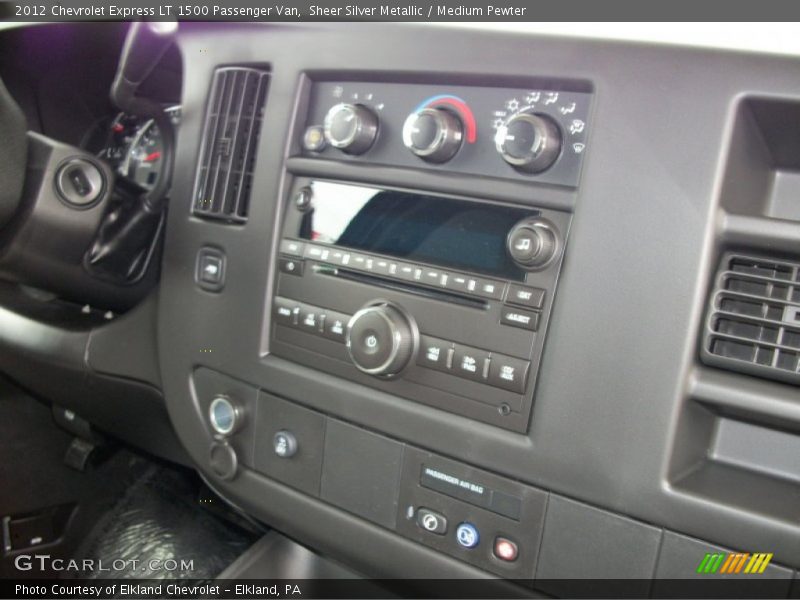 Sheer Silver Metallic / Medium Pewter 2012 Chevrolet Express LT 1500 Passenger Van