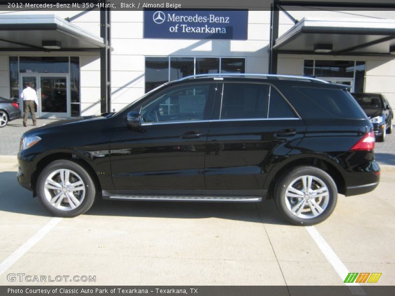 Black / Almond Beige 2012 Mercedes-Benz ML 350 4Matic