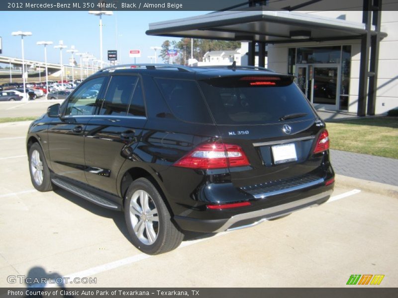 Black / Almond Beige 2012 Mercedes-Benz ML 350 4Matic