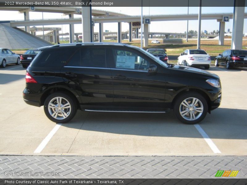 Black / Almond Beige 2012 Mercedes-Benz ML 350 4Matic