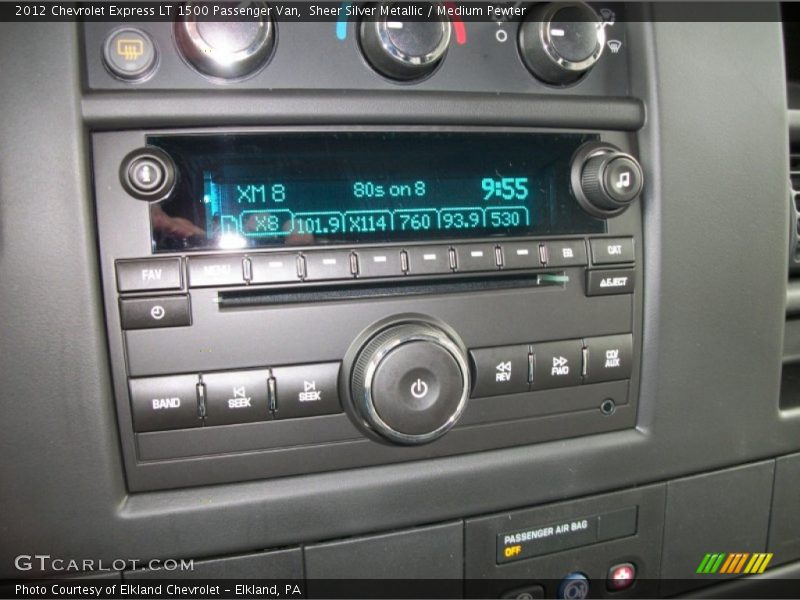 Sheer Silver Metallic / Medium Pewter 2012 Chevrolet Express LT 1500 Passenger Van