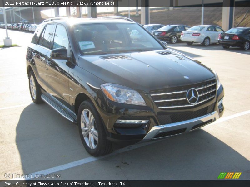 Black / Almond Beige 2012 Mercedes-Benz ML 350 4Matic