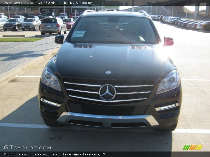 Black / Almond Beige 2012 Mercedes-Benz ML 350 4Matic