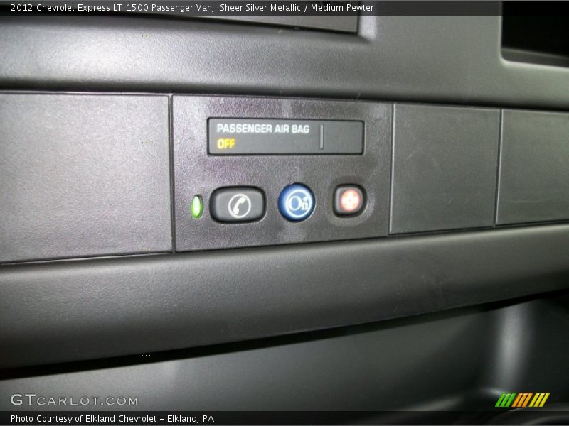 Sheer Silver Metallic / Medium Pewter 2012 Chevrolet Express LT 1500 Passenger Van