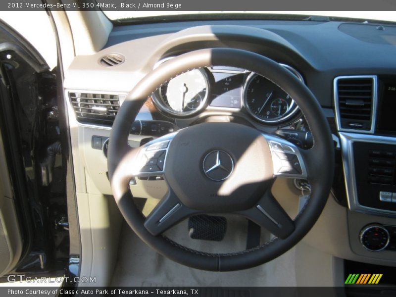 Black / Almond Beige 2012 Mercedes-Benz ML 350 4Matic