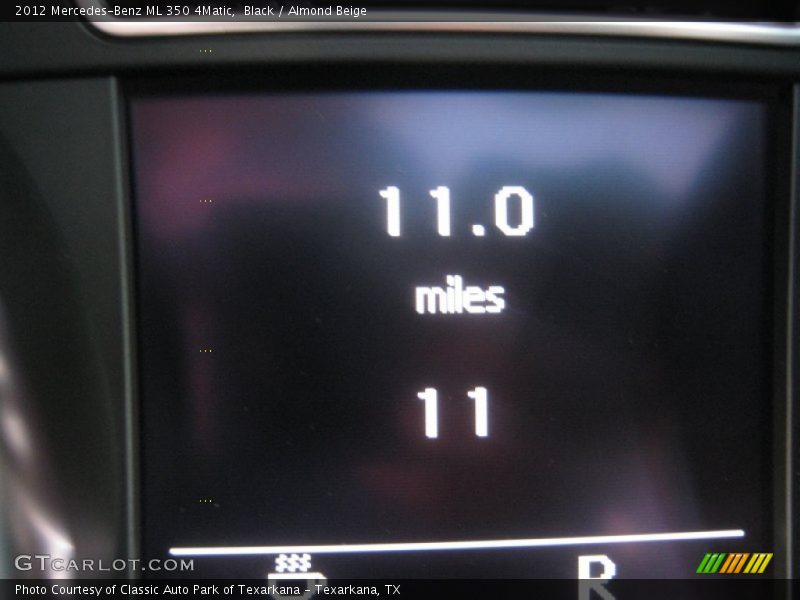 Black / Almond Beige 2012 Mercedes-Benz ML 350 4Matic