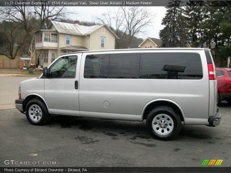 Sheer Silver Metallic / Medium Pewter 2012 Chevrolet Express LT 1500 Passenger Van